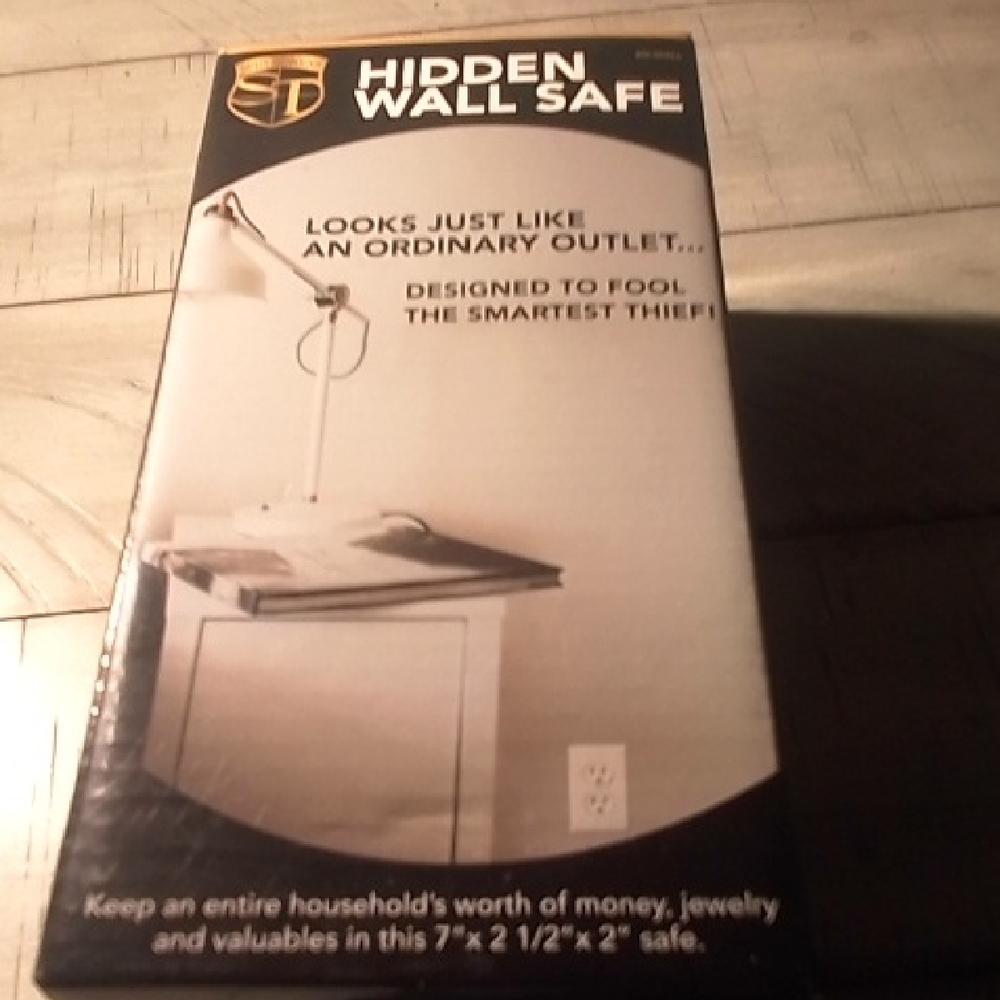 Hidden Wall Safe - Black